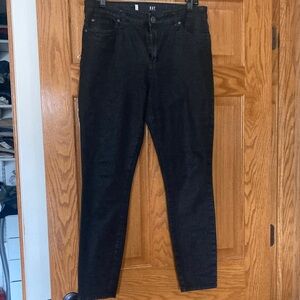 Kut from the Kloth black animal print jeans